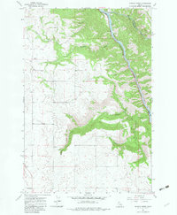Sixmile Creek 1967 topographic map thumbnail