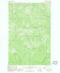 Skitwish Peak 1985 topographic map thumbnail
