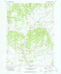 Slack Mountain 1973 topographic map thumbnail