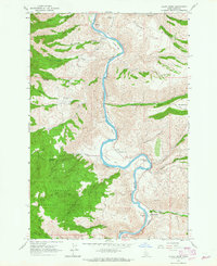 Slate Creek 1963 topographic map thumbnail