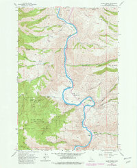 Slate Creek 1963 topographic map thumbnail