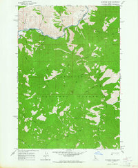 Sliderock Ridge 1963 topographic map thumbnail