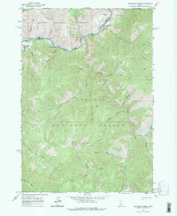 Sliderock Ridge 1963 topographic map thumbnail