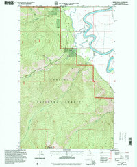 Smith Falls 1996 topographic map thumbnail