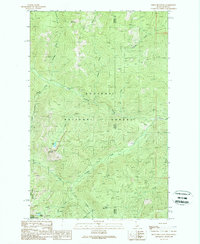 Smith Mountain 1989 topographic map thumbnail