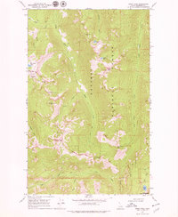 Smith Peak 1969 topographic map thumbnail