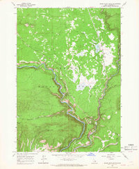 Snake River Butte 1965 topographic map thumbnail