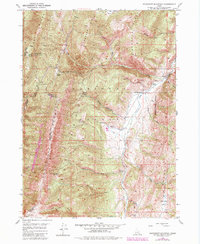 Snowdrift Mountain 1949 topographic map thumbnail