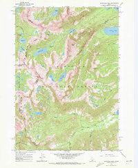 Snowyside Peak 1964 topographic map thumbnail