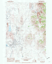 Soda Springs 1982 topographic map thumbnail