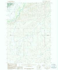 Southeast Emmett 1985 topographic map thumbnail