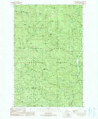 Spades Mountain 1990 topographic map thumbnail