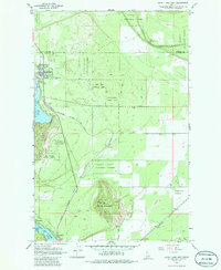 Spirit Lake East 1961 topographic map preview