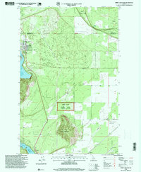 Spirit Lake East 1996 topographic map thumbnail