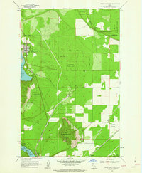 Spirit Lake East 1961 topographic map preview