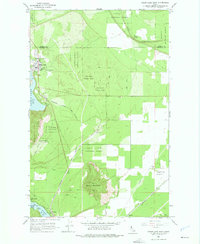 Spirit Lake East 1961 topographic map preview