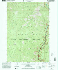 Spot Mountain 1998 topographic map thumbnail