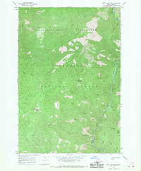 Spot Mountain 1966 topographic map thumbnail