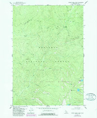 Spread Creek Point 1978 topographic map thumbnail