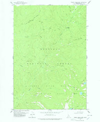 Spread Creek Point 1978 topographic map thumbnail