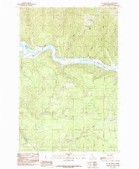 St. Joe Baldy 1985 topographic map thumbnail