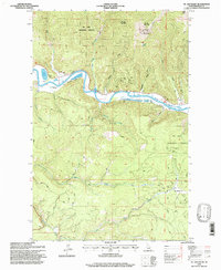 St. Joe Baldy topographic map thumbnail