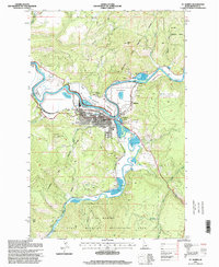 St. Maries 1995 topographic map thumbnail