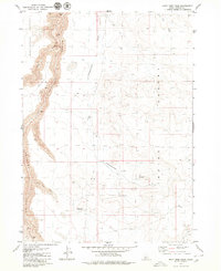 Stiff Tree Draw 1979 topographic map thumbnail