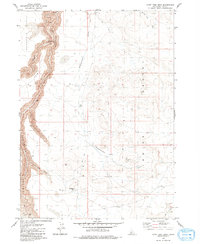 Stiff Tree Draw 1979 topographic map thumbnail
