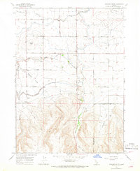 Stricker Butte 1965 topographic map thumbnail