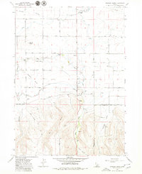 Stricker Butte 1979 topographic map thumbnail
