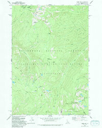 Stripe Mountain 1991 topographic map thumbnail