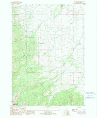 Stroud Creek 1989 topographic map thumbnail