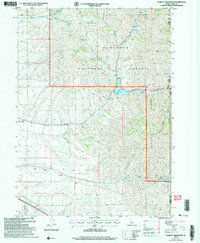 Sublett Reservoir 2001 topographic map thumbnail