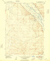 Sugar Valley 1948 topographic map thumbnail