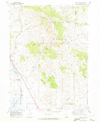 Swan Lake 1969 topographic map thumbnail
