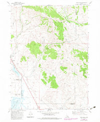 Swan Lake 1969 topographic map thumbnail