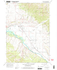 Swan Valley 1966 topographic map thumbnail