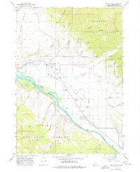 Swan Valley 1966 topographic map thumbnail