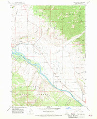 Swan Valley 1966 topographic map thumbnail