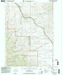 Sweetzer Canyon 2001 topographic map thumbnail
