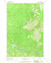 Syringa 1966 topographic map thumbnail