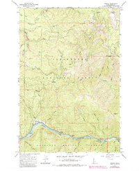 Syringa 1966 topographic map thumbnail