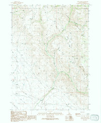 Syrup Creek 1990 topographic map thumbnail