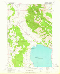 Targhee Peak 1964 topographic map thumbnail