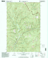 Taylor Peak 1996 topographic map thumbnail
