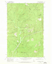 Taylor Peak 1966 topographic map thumbnail