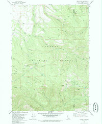 Temple Peak 1979 topographic map thumbnail