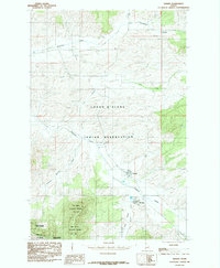 Tensed 1985 topographic map thumbnail