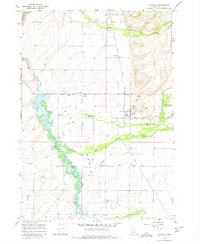 Tetonia 1965 topographic map thumbnail